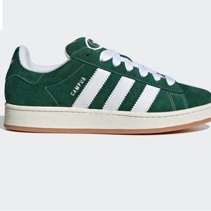 Adidas Campus 00s Shoe Dark Green / Cloud White / Off White
